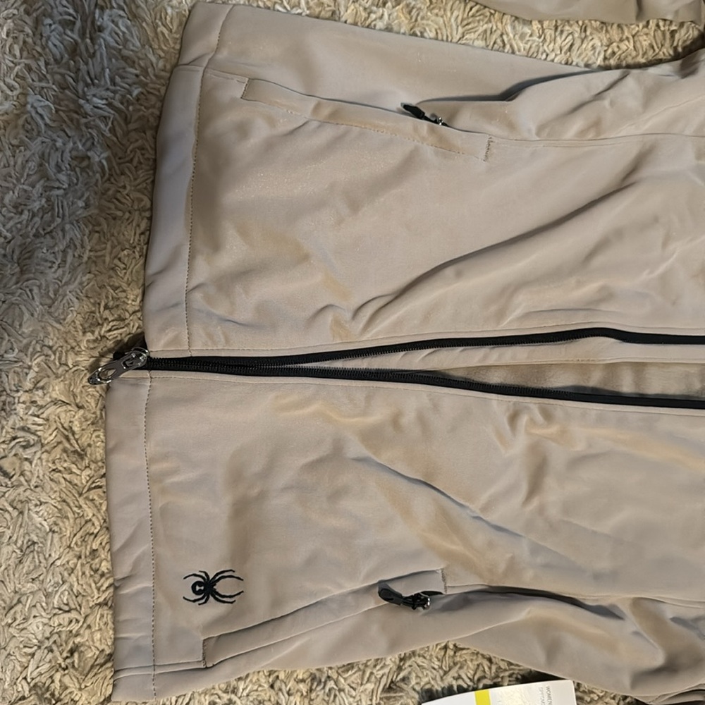 Spyder Women's Alyce Full Zip Soft Shell Hooded Jacket size medium - Picture 4 of 6